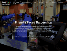 Tablet Screenshot of friendlyfacesbarbershop.com